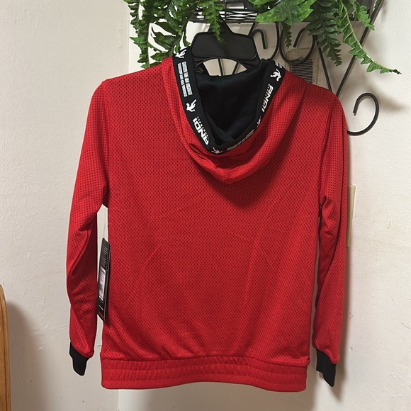 NWT AND 1 Boys Black & Red Jogging Set. Reversible Pullover Hoodie and Joggers. - Picture 4 of 9